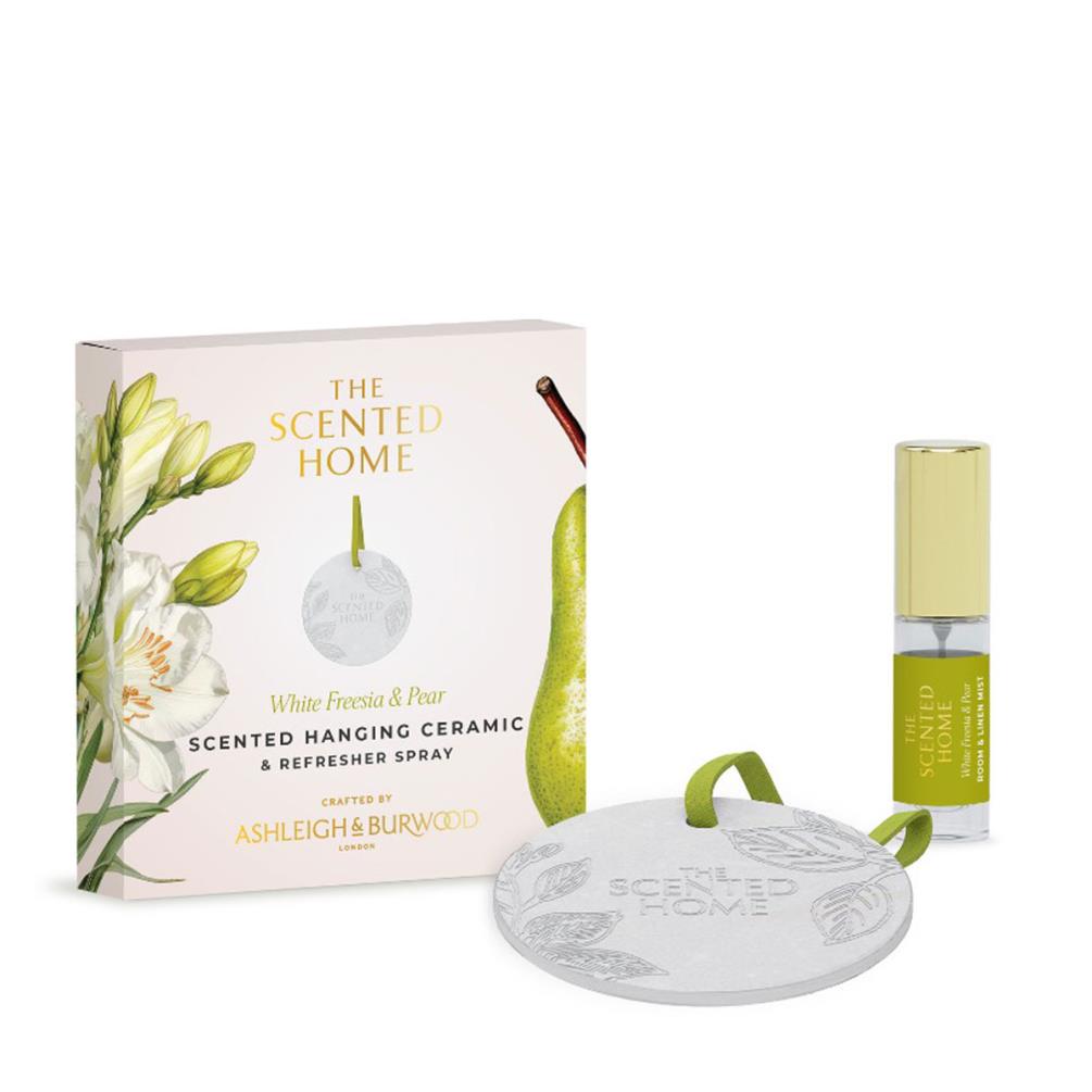 Ashleigh & Burwood White Freesia & Pear Hanging Ceramic £6.74